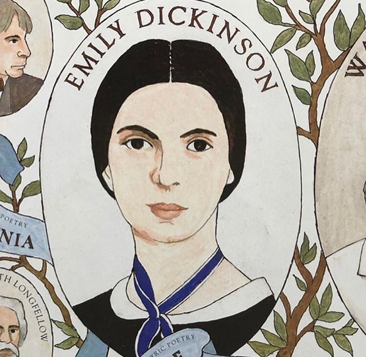 Aimeehj's tweet photo. Super fun historical portraits by #AliceProvensen in the #picturebook My Fellow Americans. #Provensens #art #illustration #biographies #art #picturebook #kidltart #kidlitwomen #illustrator #provensen #emilydickinson #jamesbaldwin #walliswarfieldsimpson #gracekelly https://t.co/hiv9Zo3poq