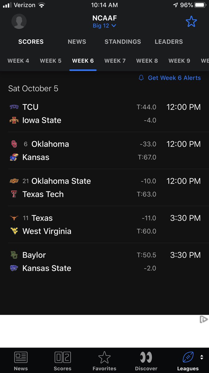 Over 100 cappers entered down to the final 3!
Week 6 <a href="/TheBlitzPod/">TheBlitzPod</a> ATS pick
Baylor +2.
Good luck to the finalists!