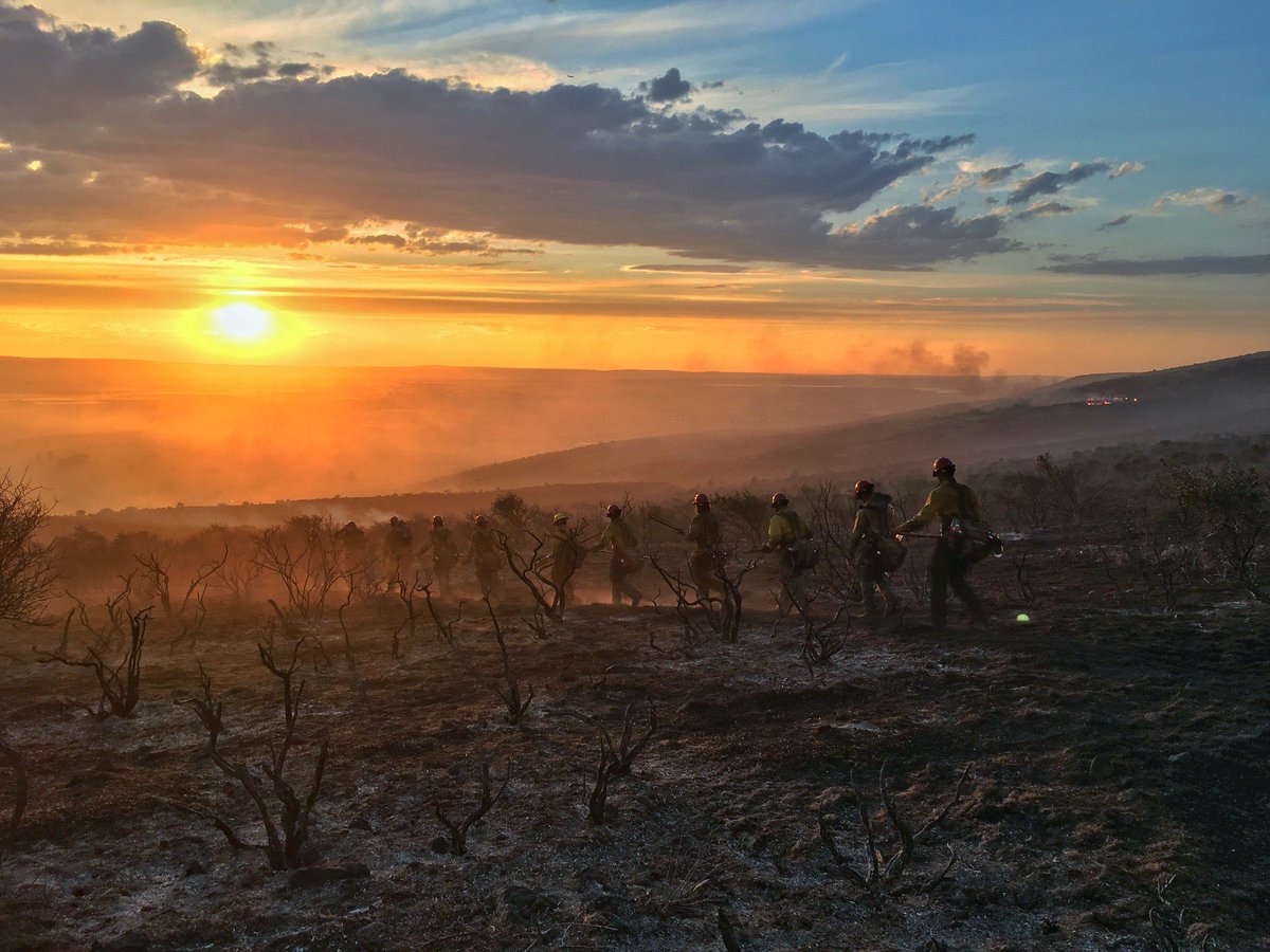 This weekend we pay tribute to the firefighters who died in the line of duty last year. We commend their service and mourn their sacrifice. View the roll of honor at firehero.org/events/memoria…. #FireHero2019 (📷 by <a href="/BLMIdaho/">Bureau of Land Management Idaho</a>)