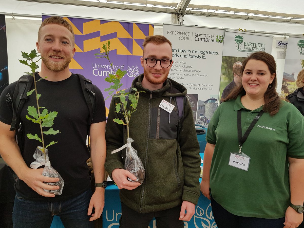 Great to catch up with current (on placement) and past student at the @royal_forestry #futureforesters event today.
