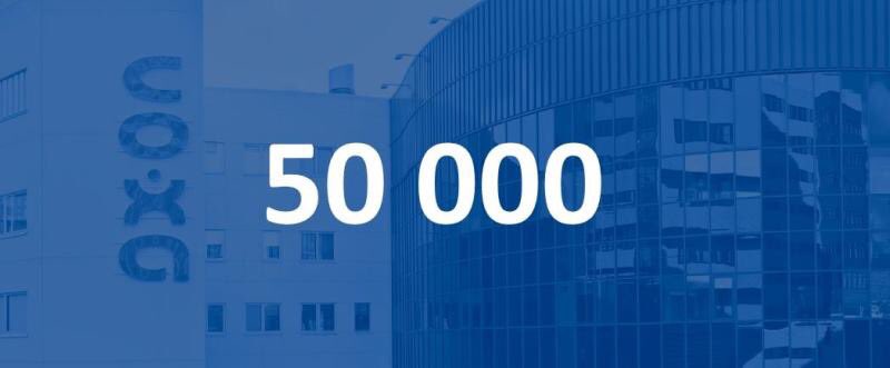 coxahospital's tweet photo. Coxassa leikattiin 50000:s nivel https://t.co/5P65BsBpvW https://t.co/3z1POTK9tJ