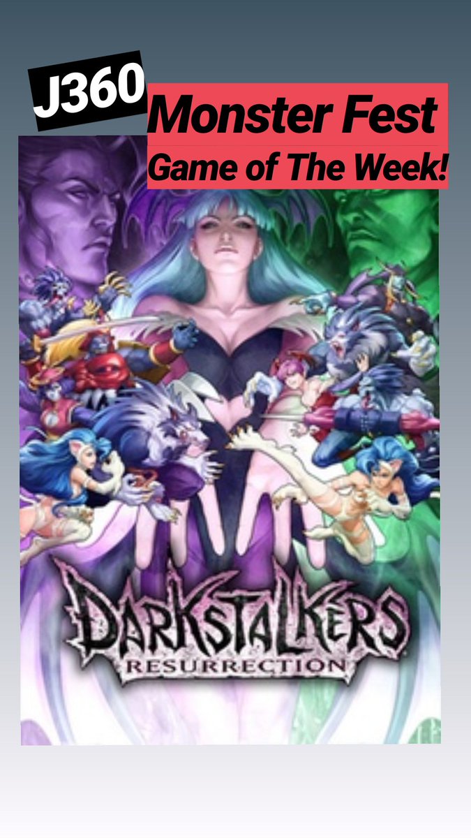 J360productions's tweet photo. You will need a PS3 or an Xbox 360 but you shouldn't fall asleep on this classic! #Darkstalkers #j360productions #capcom #monsterfest #monsterfest2019 #gamerlife #gaming #playstation #xbox #videogames #retrogaming https://t.co/jVS6vLliP2