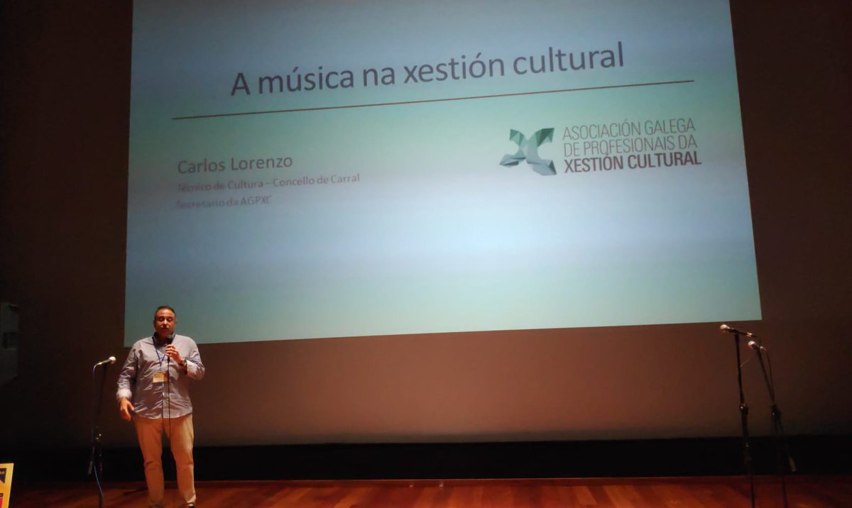 xestocultural's tweet photo. Hoxe o compañeiro Carlos Lorenzo Pérez estivo no @SeaSonsCoruna (PRO) falando sobre a música na xestión cultural.

#seasonspro #música #xestióncultural https://t.co/51zwdAt7oy