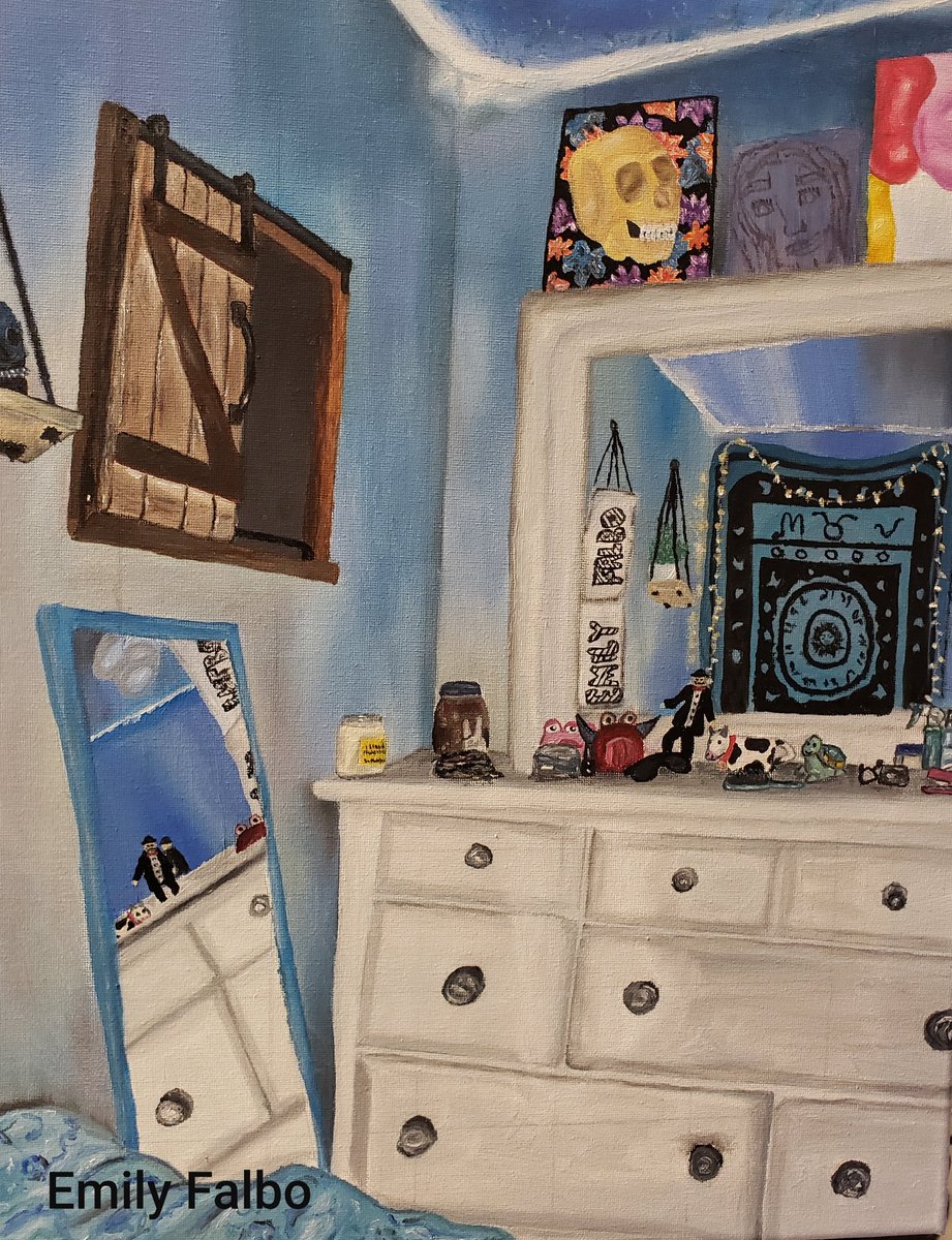 westsartclass's tweet photo. A view into our world. Port Prep paintings. #ofvisualarts #ofhastalent #hsart #art #olmstedfallshighschool #ilovemyjob #studentsuccess #mystudentsarethebest #artteachersofinstagram https://t.co/9WhneEDarS