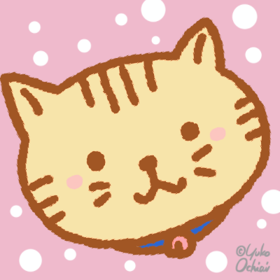 落合ゆう子 イラストレーター 絵本 Day58 100 可愛い猫ちゃん アイコンの大きさで描いてみました 1日1絵 一日一絵 100daychallenge 100dayproject Ipadpro Procreate 可愛いキャラクター 可愛いイラスト 猫イラスト Kawaii 猫の絵