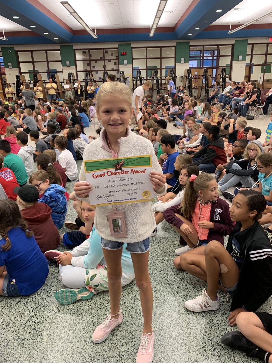lcstum81's tweet photo. So proud of my Respect winners!  Go Jazlyn and Addee!  I am so proud of you!@BakerElem @BakerElem5th 
#bakerlearns https://t.co/U6L2bNTI5k