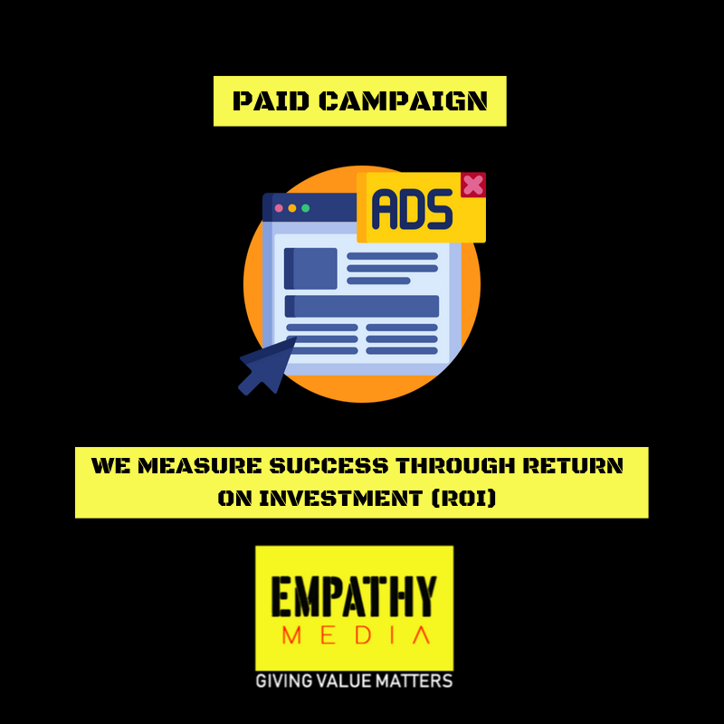media_empathy's tweet photo. We #MeasureSuccess through Return On Investment (#ROI) &amp; Return on Ad Spent (#ROAS), so that you may sit back &amp; relax to think about your business expansion.
#PaidAds #PaidCampaign https://t.co/TYq6CvUMkZ