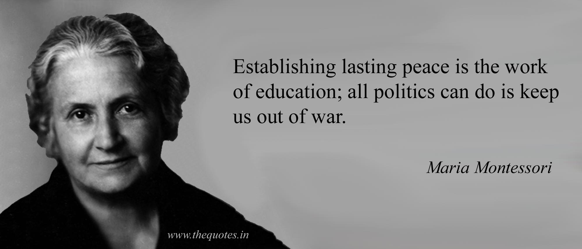 Montessori Quotes On Peace Cnd Peace Education On Twitter: "Today Is #Worldteachersday ! Educators Are  Uniquely Placed To Help Students Make Sense Of The World, And Begin  Changing It. We'd Like To Share This Quote From