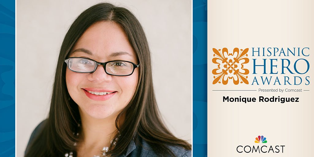ComcastTexas's tweet photo. Congratulations to #MoniqueRodriguez one of our #HispanicHeroAwards recipients. Her unwavering commitment to making a difference should be celebrated year-round. #HispanicHeritageMonth #HispanicHeroes @combinedarmstx
Find out who the 2019 honorees are: https://t.co/hIJvP4VXgb https://t.co/06FCWN1j37
