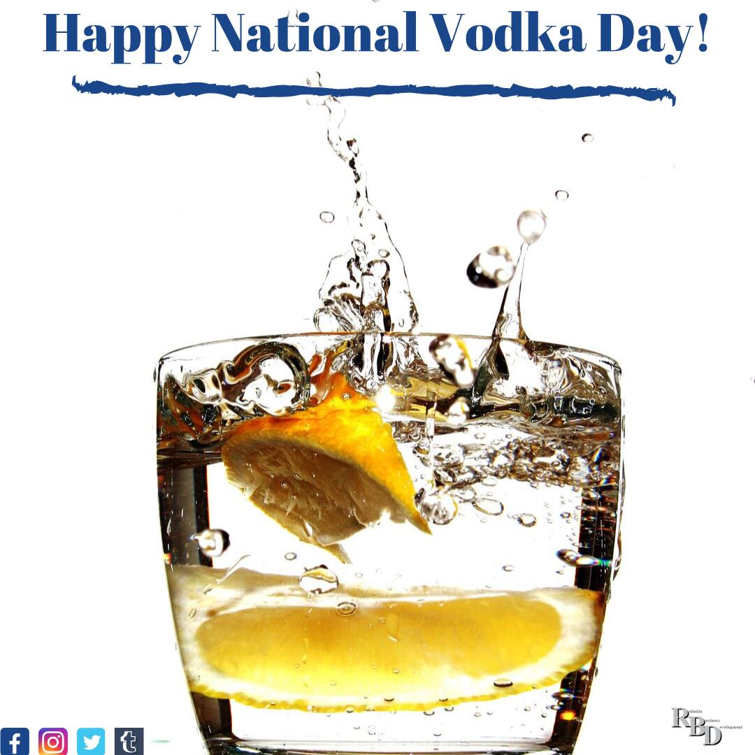 Happy national vodka day!
<a href="/RBDevSupport/">Reliable Business Development</a>
reliablebusinessdevelopment.com
#nationalvodkaday #vodka #drinkup #itstheweekend #daydrinking #friday
