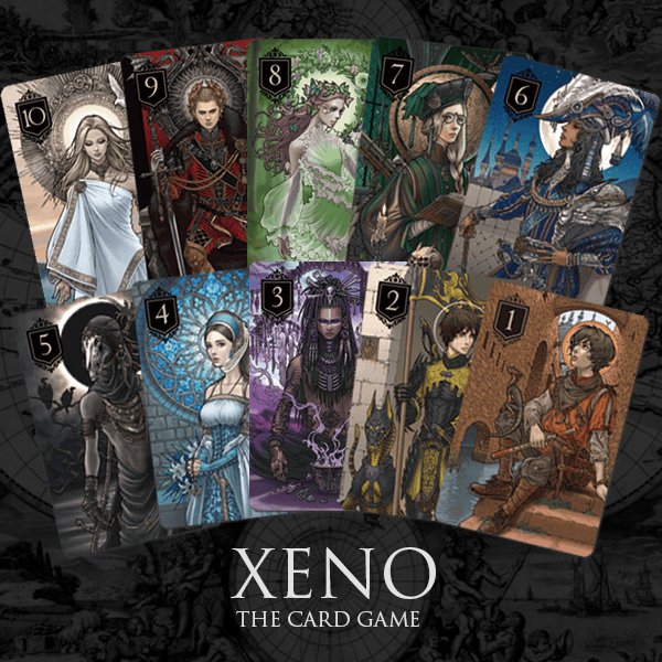 Takumi Xeno発売中 カードゲーム Xeno のイラストを担当させていただきました ゲーム 展開にストーリーが生まれる斬新な心理ゲームです 10種22枚セットで700円 一枚一枚細部に拘って描いたのでゲームをしない方も鑑賞用に是非 こちらで買えます