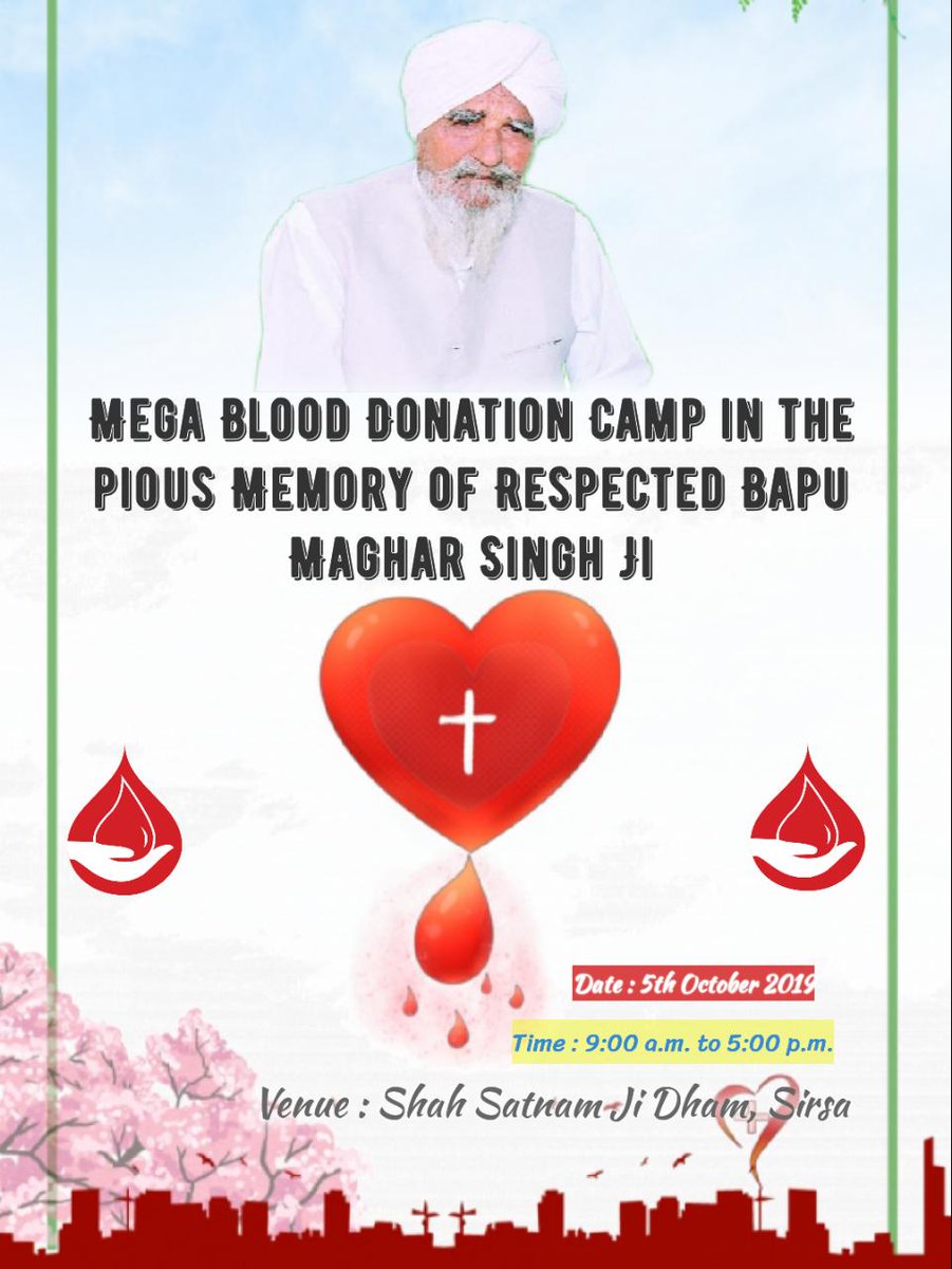 #MegaBloodDonationCamp
#BloodDonation
#DonateBloodSaveLife
#BloodDonor
#ParmarthiDiwas
#DeraSachaSauda
#BabaRamRahim
#RamRahim
#SaintGurmeetRamRahimSinghJi
#SaintMSG