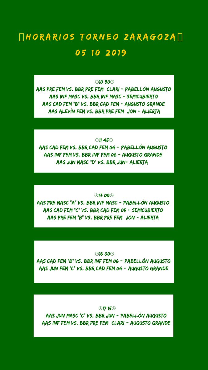 BabyBasketRioja's tweet photo. ¡Mañana tenemos un día lleno de #Baloncesto! Tanto de torneo Zaragoza (un año más con @Adaagzgz) como en Logroño con la #NBAJunior, en el #BBR ya olemos el comienzo de la pretemporada 🤩 Aquí tenéis los horarios de los dos torneos 👇 https://t.co/6Shn5XYDdh