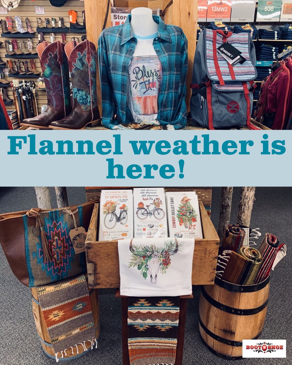 bootnshoe's tweet photo. Flannel weather is finally here! Come check out our men’s and women’s flannel shirts
#quincyil #quincyillinois #boyersboots #bootnshoe https://t.co/5Flx0fkPST