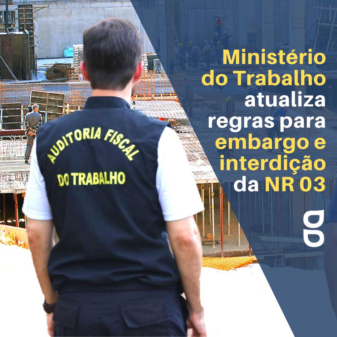 GreenLegis's tweet photo. Nova legislação visa subsidiar a Superintendência Regional do Trabalho na aplicação do artigo 161 da CLT, que prevê a interdição de estabelecimento, setor de serviço, máquina ou equipamento ou o embargo de obra.
>> https://t.co/2kmvnL298o
#NR03 #GovernoFederal #sso https://t.co/PfVF1EyhP0
