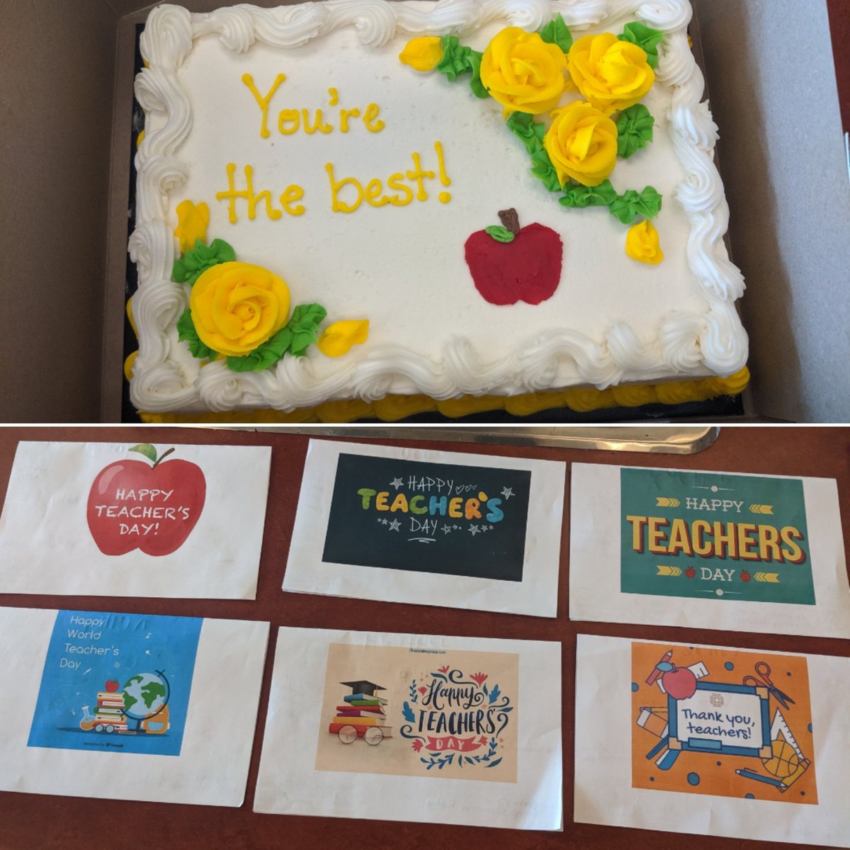 ProfSwords's tweet photo. Thank you to our treatment partner @YouvilleCentre for celebrating us @McHughEduCentre teachers today on #InternationalTeachersDay #mchughgratitude https://t.co/mToPhcQk9v