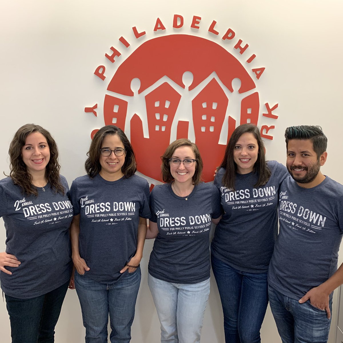 PYNinc's tweet photo. We’re proudly dressing down with @DressDownPhilly for the second year in a row to support @PHLschools! 🏫 We firmly believe that every young Philadelphian deserves a great education and opportunities to succeed. #dressdownphilly #phled #fundphillyschools https://t.co/tenmP6Gm8c