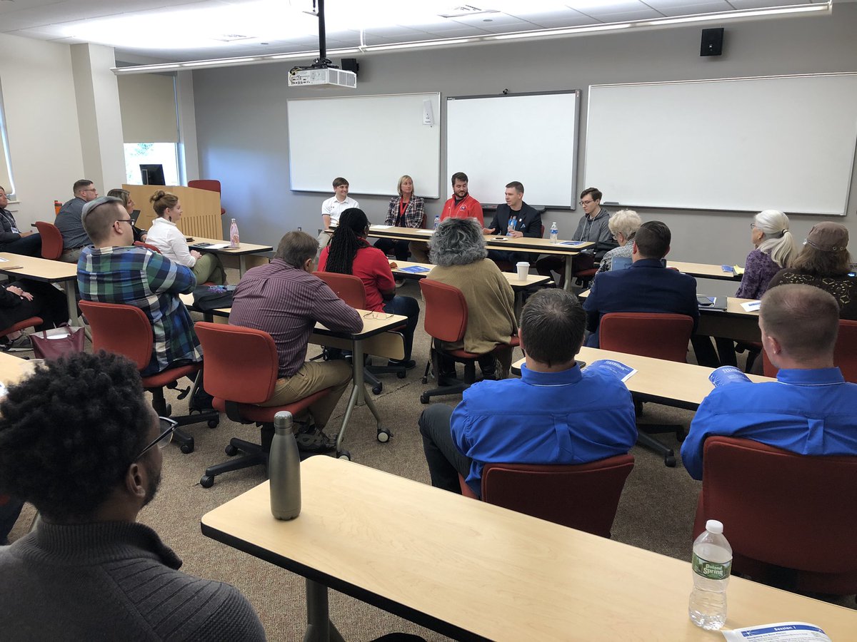 mccc's tweet photo. “It’s important to look at eSports much like any other varsity sports.”
Teddy Delaney, Director of eSports at @LackawannaEDU joins the Introduction to eSports panel moderated by Coordinator of eSports at #MontcoCC Ryan Plummer.
#MC3TechDay https://t.co/8sKqIlkzsu