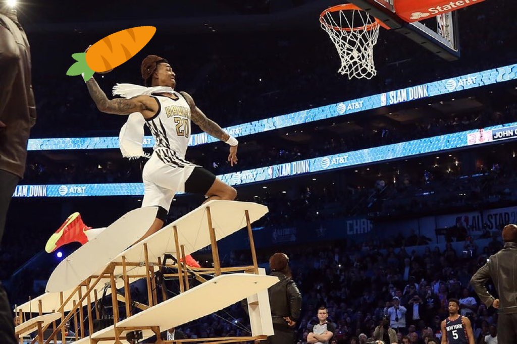 #UnJourUneCarotte 12/30 Atlanta Hawks

🛫➡️🥕 Quand tu t’envoles vers la carotte de l’année.

✈️ Compagnie aérienne : Air <a href="/jcollins20_/">John Collins</a>