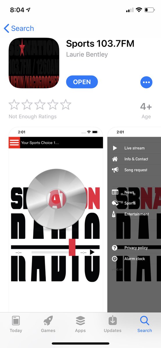 The APP is up and running At the apple App Store ...download sports103.7FM for free and listen to <a href="/TeamLufkinISD/">Lufkin ISD</a> sports <a href="/JeffTodd00/">Jeff Todd</a> and myself will be live tonight at 6:45!!! <a href="/media_lhs/">LHS Media</a> <a href="/Lufkinfootball/">Pack Football News</a>