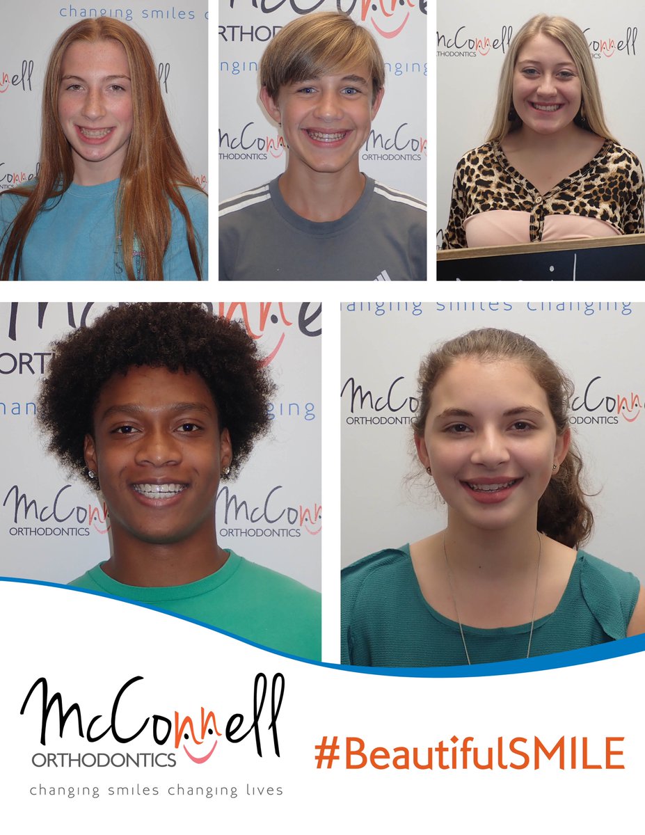 ortho_mcconnell's tweet image. Look at these smiling faces with a brand new #BeautifulSMILE 😁 Congratulations on the removal of your braces! #SmileTransformed #Deband #SmileOutLoud