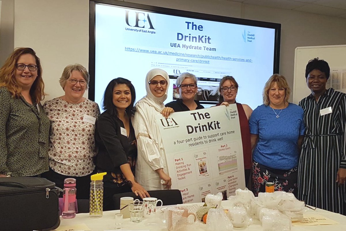 Successful launch of the <a href="/uniofeastanglia/">UEA</a>✨#Hydrate Group’s #DrinKit <a href="/Age_UK/">Age UK</a> last week – lots of resources to support care home residents to drink well and to help staff to support residents!🥤☕️🥛#dehydration #hydrationcare #carehomes #drinking <a href="/BunnDiane/">Diane Bunn</a> bit.ly/31JC6h2