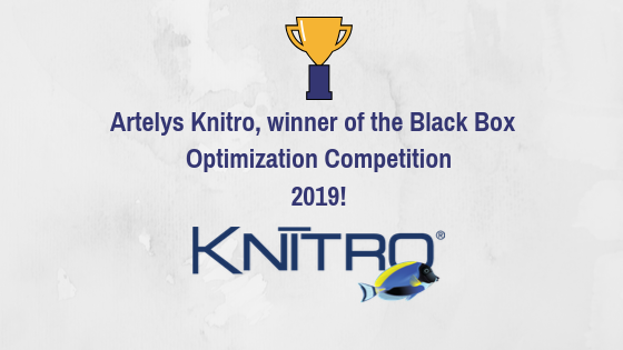 _Artelys's tweet image. Artelys #Knitro won the expansive single objective track of the 2019 #BBComp edition! 
This accomplishment highlights Artelys #Knitro excellent performance and robustness in the field of Derivative-Free #Optimization.
More on: artelys.com/news/solvers-n…