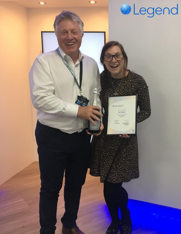 Congratulations to LLS’s very own Jade Limpus who has achieved a Distinction in her Digital Marketing Apprenticeship. It’s great to see the team progress and develop in areas that that they are passionate about.