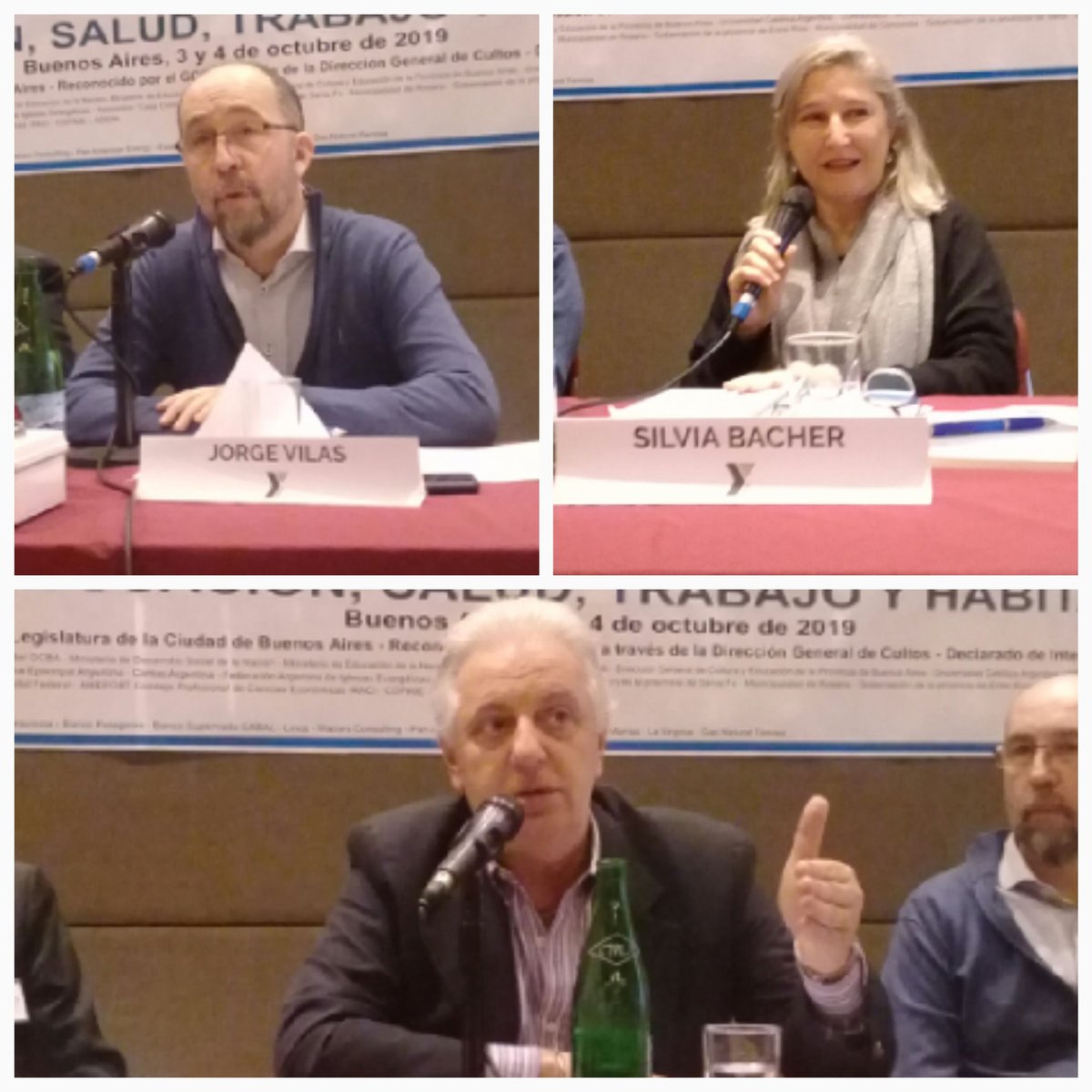 Medios de comunicación: ¿Subjetividad genuina o poder e intereses? Panel de presentación: Lic. Silvia Bacher, Lic. Jorge Vilas y Sr. Ricardo Guazzardi.