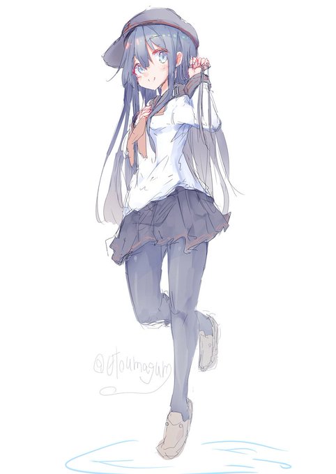暁
#艦これ版深夜の真剣お絵描き60分一本勝負
#艦これ版真剣お絵描き60分一本勝負_20191004 