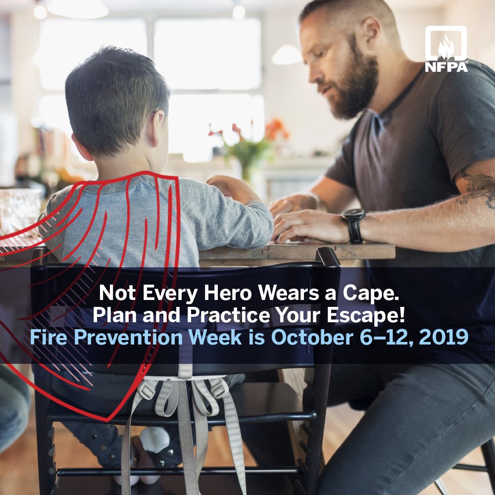 TheBigI_NC's tweet photo. TODAY is the day! Practice your Exit Drill In The Home this evening at 6pm!
#OperationEDITH #FirePreventionWeek @NFPA https://t.co/5lturdeCbK