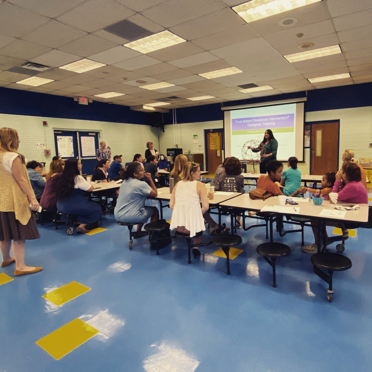 BeckerElemPTA's tweet photo. More learning & growing. Thank you to the grant-funded @austinisd TBRI/NME team for presenting this morning & to our counselor, Amy Wells for supporting/teaching this work every day at Becker!
#trustbasedrelationalintervention #neurosequentialmodel #whenweknowbetterwedobetter https://t.co/jQc8zh6VeM
