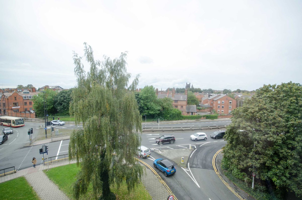 * LARGER THAN AVERAGE APARTMENT * SECURE PARKING SPACE * CLOSE TO CITY CENTRE, CANAL &amp; CHESTER RAILWAY STATION. A well proportioned two bedroom third floor apartment forming part of a modern development within a short stroll of the city centre. Chester £189,950 #chestertweets