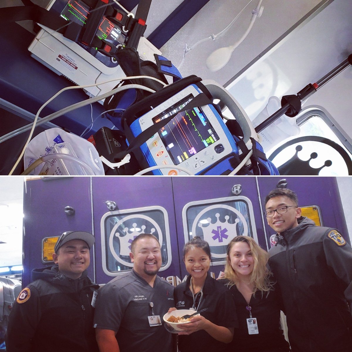 ecmoprn's tweet photo. Our first @abiomedimpella transport as an #MCS team, @RoyalAmbulance & @ecmoprn. 60 yo female #STEMI #Cardiogenicshock.
Thank you to Tatyana, Kazy, Rodolpho, and Lorenzo!
Welcome to the team Kazy!
#shockteam #cct #lunchcanwait #teamworkmakesthedreamwork #seatbelt https://t.co/u7Fpnu8F66
