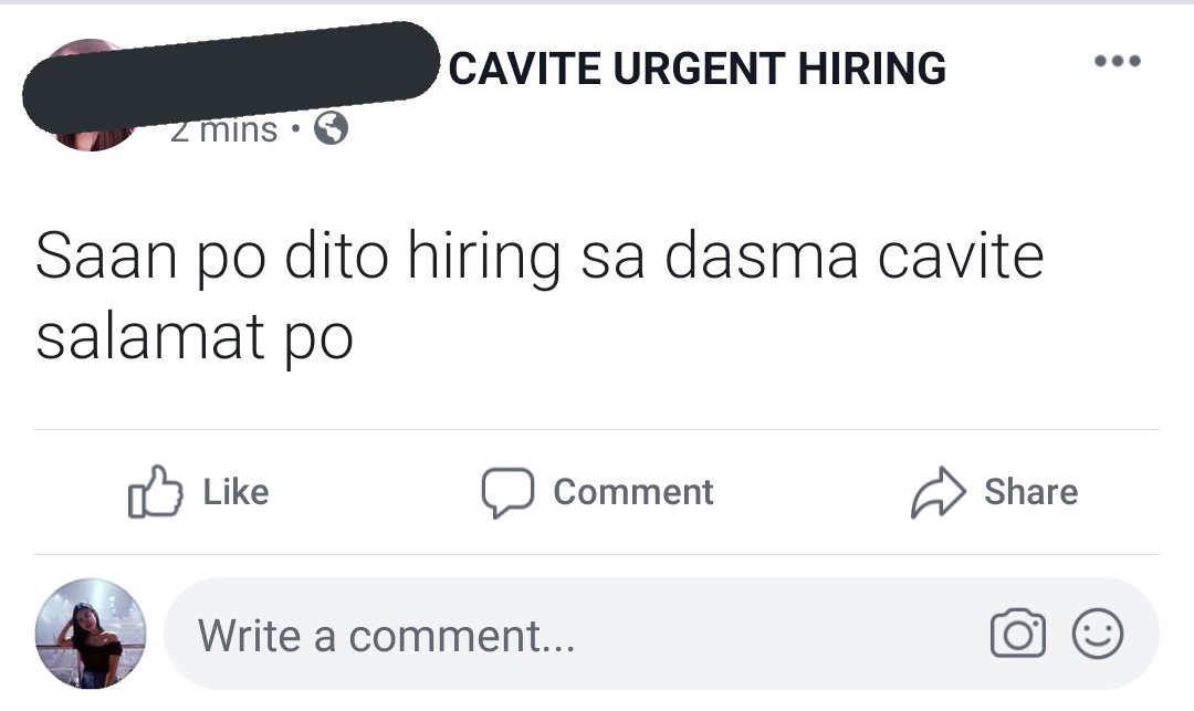 Eynfinity00's tweet photo. May nakita ako nag post about sa job hiring, as an HR comment agad ako, automatic paste na tapos enter na, kasi yun lang naman nasa phone ko. PERO NANLAKI MATA KO PAGKAKITA KO SA COMMENT!!!

ANO BA PINAGGAGAGAWA KO SA BUHAY KO???!!!!!.

BATANG PASAWAAAAAY!!!!! https://t.co/Hyq70IwpXV