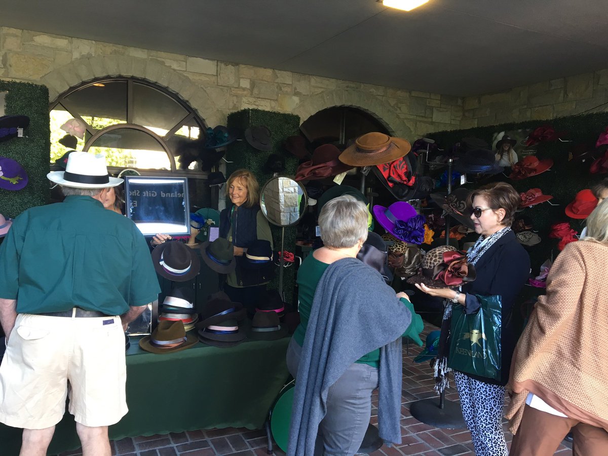camhatsNYC's tweet photo. Stop by #MillinersCorner today @ShopKeeneland and do some shopping! https://t.co/dQSiqOsy51