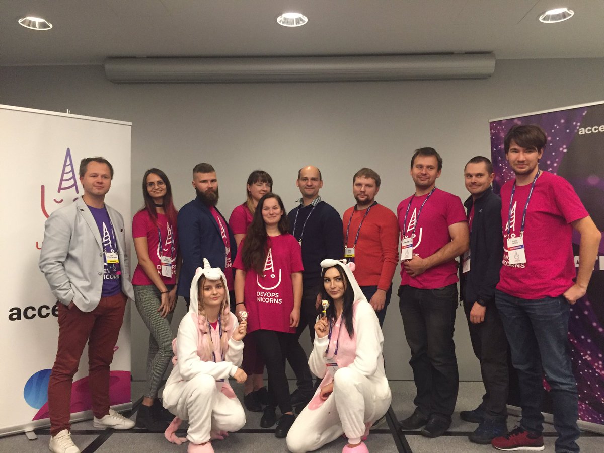 antonbabenko's tweet photo. #DevOpsUnicorns team made a great event (again)! It was fun to meet a lot of like minded people. https://t.co/53wMx3eA9u