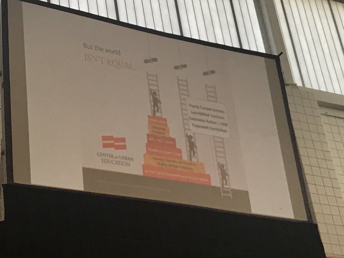 MassDHE's tweet photo. At #PEASconf on equity: “Change comes when you interrogate the artifacts of your practices. Why is the way we do hiring producing (only) whiteness?” - Estela Bensimon @USCRossier https://t.co/p9GIZsq4xa