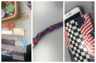 MsVJohnsLibrary's tweet photo. 6th Maker Club chose duct tape for this week's activity! @aisdlibsrv https://t.co/SiImqNMmDh