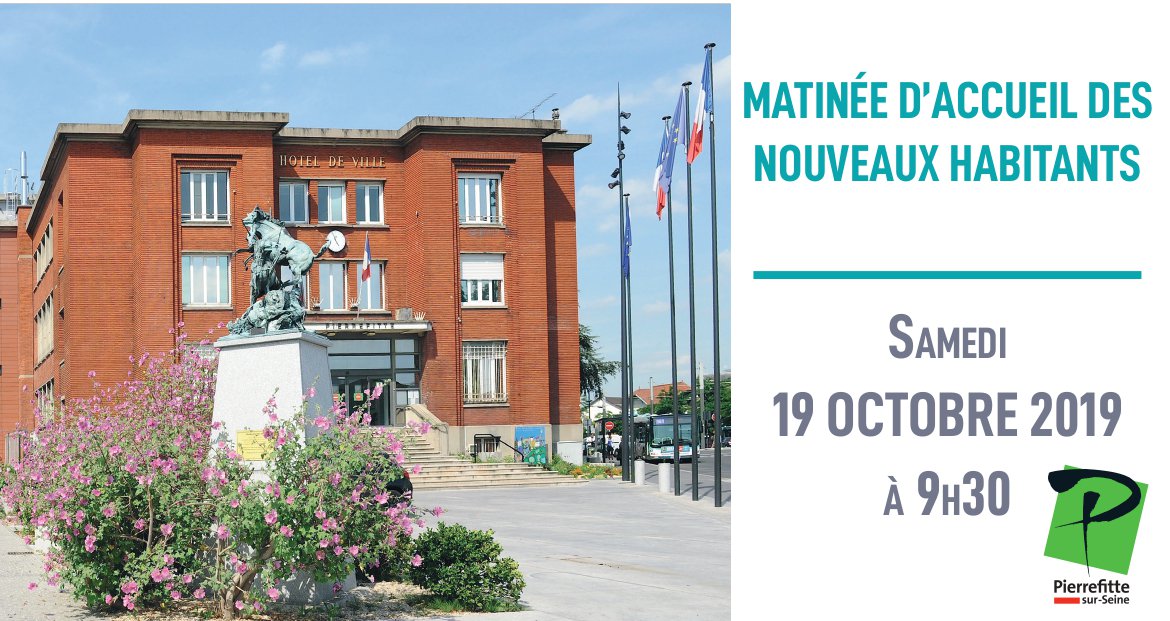 Ville De Pierrefitte Sur Seine On Twitter Nouvel Habitant Vous Etes Arrives A Pierrefittesurseine Au Cours De L Annee 2019 La Ville Invite Les Nouveaux Habitants Lors D Une Matinee D Accueil Le