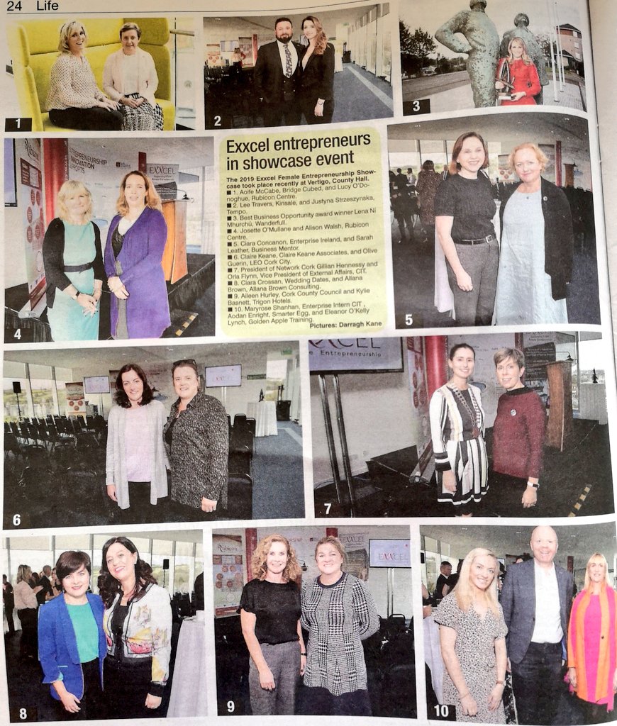 rubiconcentre's tweet image. Photos from the #exxcel19 showcase are featured in today&apos;s @echolivecork #innovation #WomenInSTEM #WomeninBusiness #onetowatch