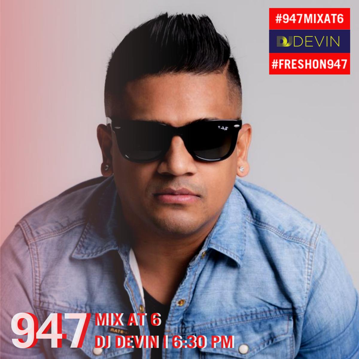 947's tweet photo. Coming up on the #947MixAt6:
18:00 @DJKentSA #TheWeeKent
18:30 DJ Devin
Tune in as we kickstart our way to the weekend with #FreshOn947π
cc @DJFreshSA @shannon_leibach @FreshOn947
#947Joburg #FreshArmy https://t.co/FW0PuyuVxW