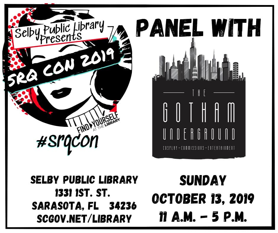 gotham_cosplay's tweet photo. Where will we be next???

Come one come all!!

#srqcon #thegothamunderground #cosplay #Sarasota https://t.co/6WKL4RnHxD