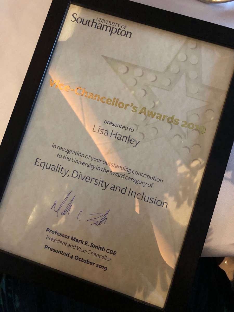 Delighted to share I’m a #VCawards2019 winner! Thank you so much to everyone who has worked with me to ensure the success of the PCN over the years, this is for all of you too 🤗 Huge congrats to all the winners and nominees <a href="/unisouthampton/">University of Southampton</a> <a href="/VCMarkESmith/">Mark E Smith</a>