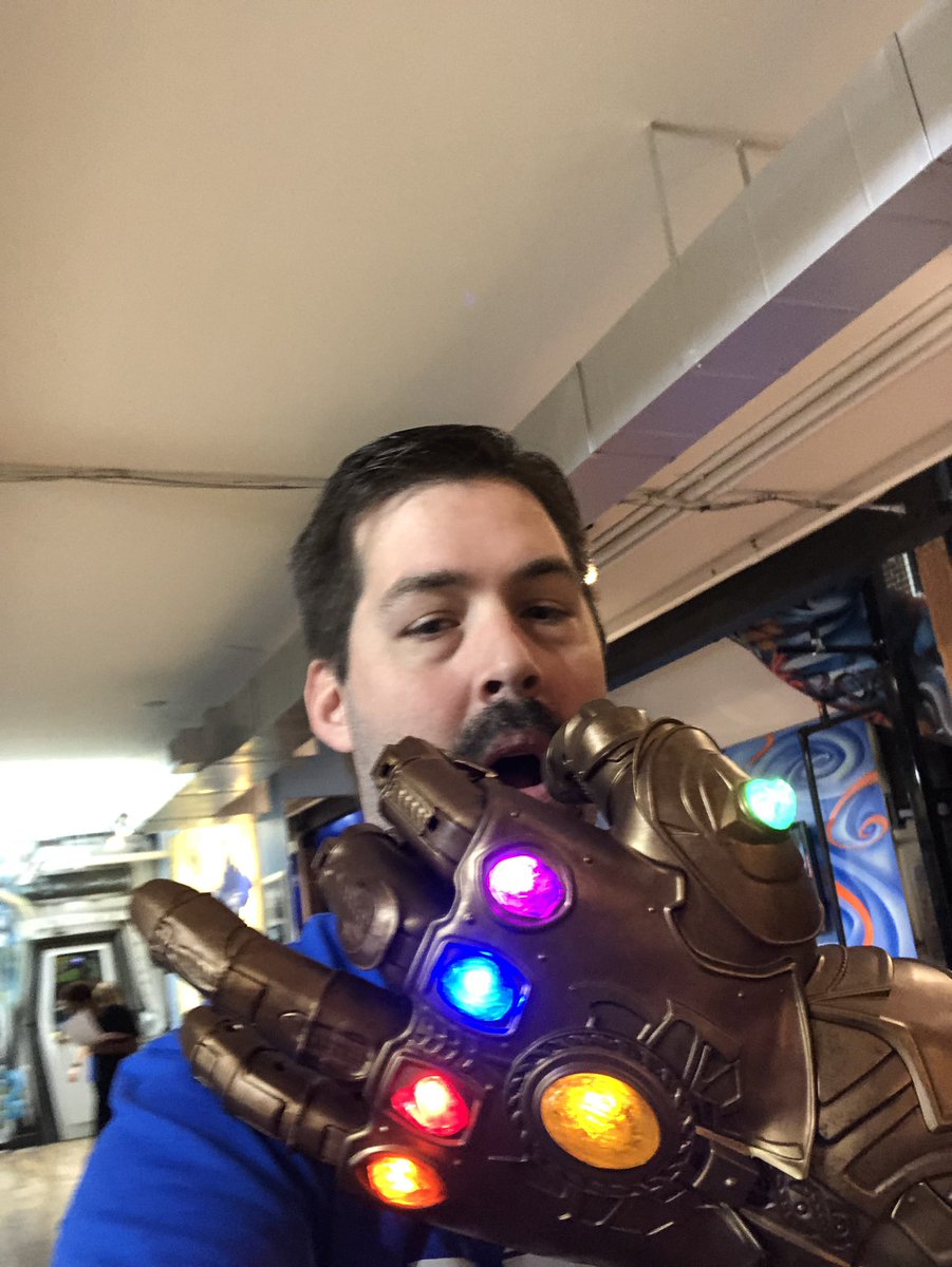 MrBillingsclass's tweet image. Day 2 at @ronclarkacademy is keeping it popping! I found this gem at their front desk-an award from marvel studios...they let me dawn it and it lights up 🤩🤩#Xplap #games4ed @ITMSCougars