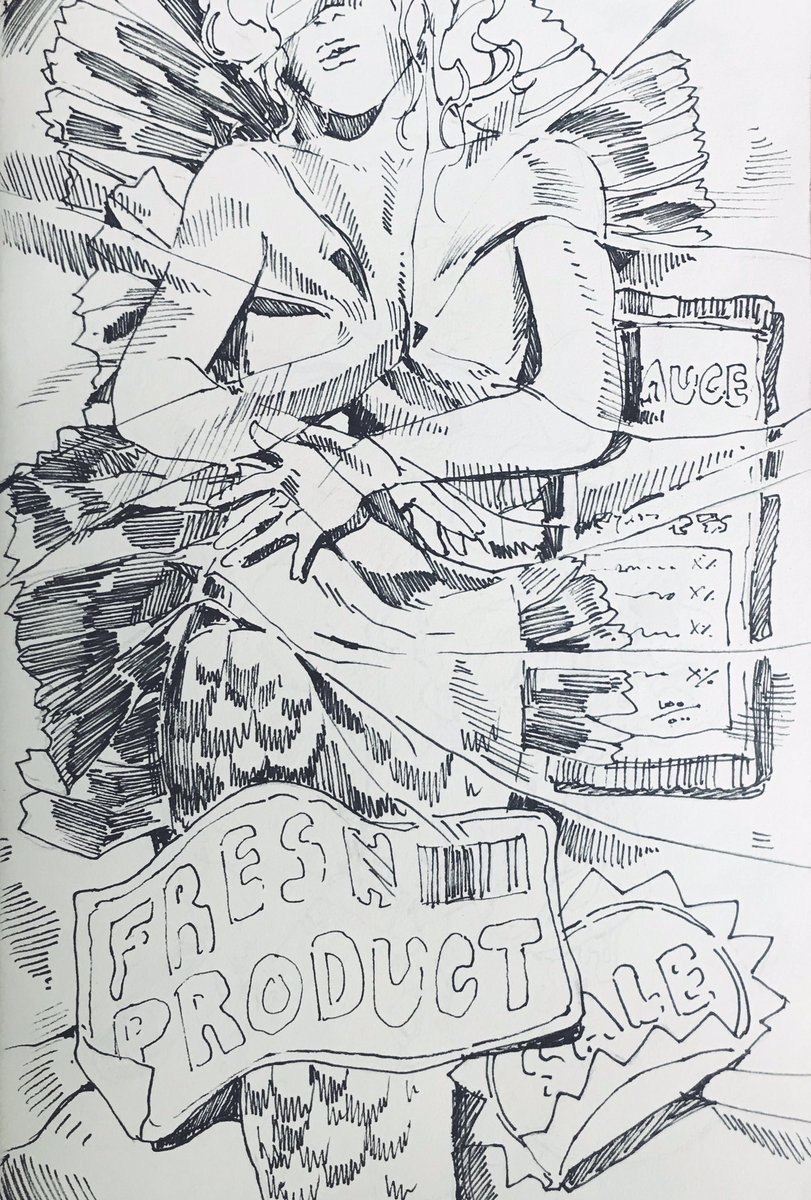 #inktober2019 
MINDLESS, BAIT, &amp; FREEZE 