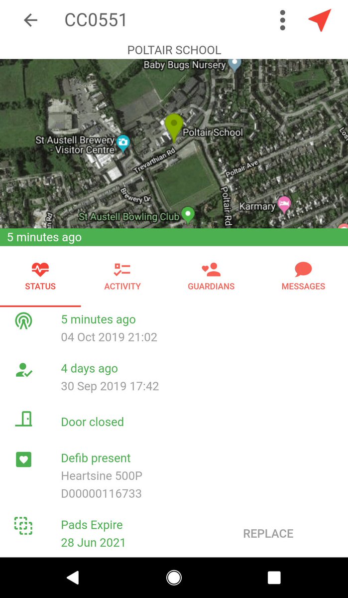 #ukheartsafeawards2019 
One of our 108 cabinets with real time monitoring, rescue ready. 
@HeartSafeAwards <a href="/HandonHeart/">christin</a>