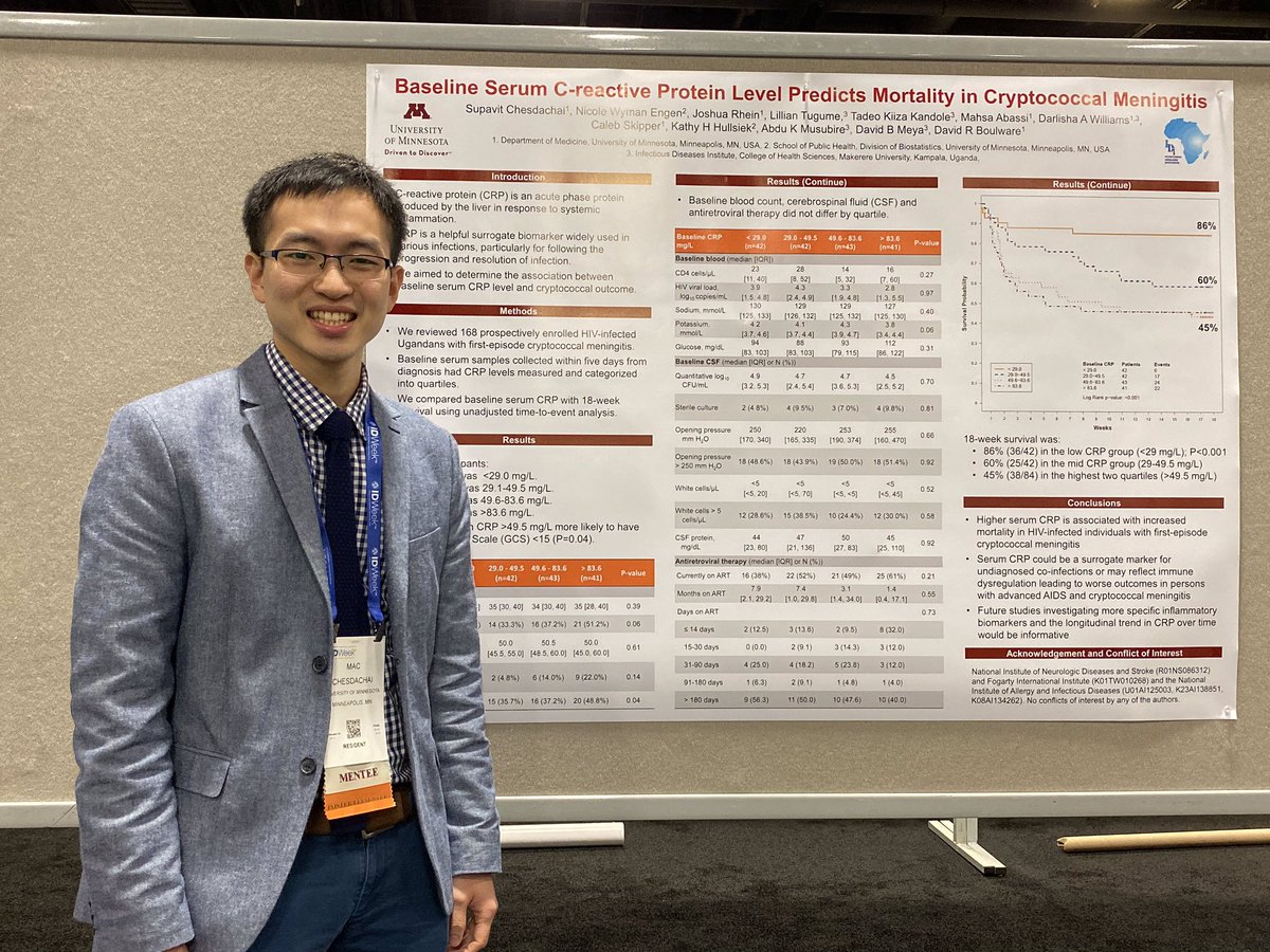 S_Chesdachai's tweet image. #IDWeek2019 #Cryptococcus @umnmedresidency