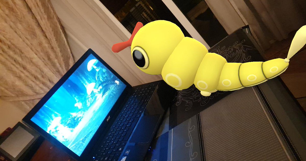 juanmagarciaOP's tweet image. Pues aquí Caterpie esperando a ver si sale en Galar #PokemonSwordShield #PokemonGO @blazikerm