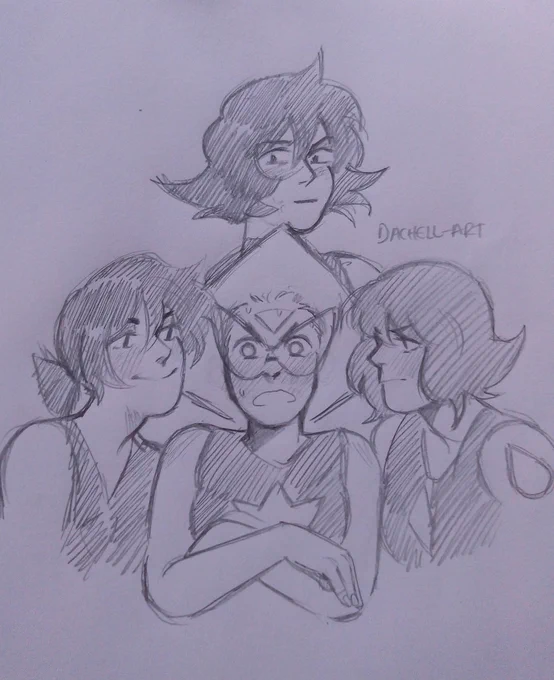 I think I got excited (-w-)✨

#StevenUniverse #Lapislazuli #Peridot #fanart #Lapidot 
